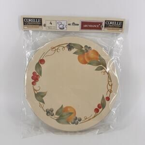 Corelle Abundance Coordinates Burner Cover 4pc Set NEW SEALED